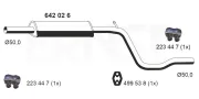 Mittelschalldämpfer ERNST 642026