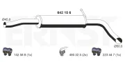 Mittelschalldämpfer ERNST 642156