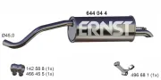Endschalldämpfer ERNST 644044