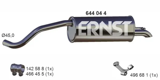 Endschalldämpfer ERNST 644044 Bild Endschalldämpfer ERNST 644044