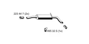 Mittelschalldämpfer ERNST 645096