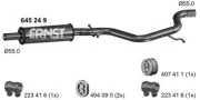 Mittelschalldämpfer ERNST 645249