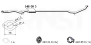 Mittelschalldämpfer ERNST 646000