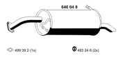 Endschalldämpfer ERNST 646048