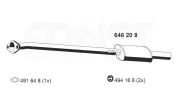 Mittelschalldämpfer ERNST 646208