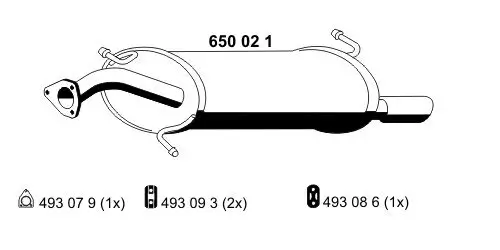 Endschalldämpfer ERNST 650021