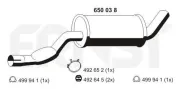 Mittelschalldämpfer ERNST 650038