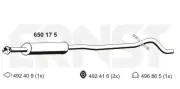 Mittelschalldämpfer ERNST 650175