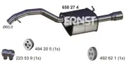 Endschalldämpfer ERNST 650274