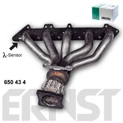 Krümmer, Abgasanlage ERNST 650434
