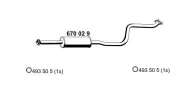 Mittelschalldämpfer ERNST 670029