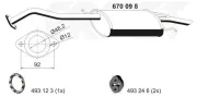 Endschalldämpfer ERNST 670098