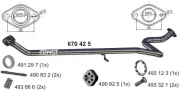 Abgasrohr Mitte ERNST 670425