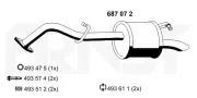 Endschalldämpfer ERNST 687072