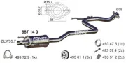 Mittelschalldämpfer ERNST 687140