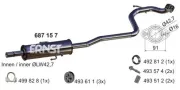 Mittelschalldämpfer ERNST 687157