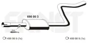 Mittelschalldämpfer ERNST 690003