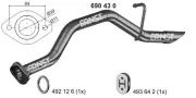Abgasrohr hinten ERNST 690430