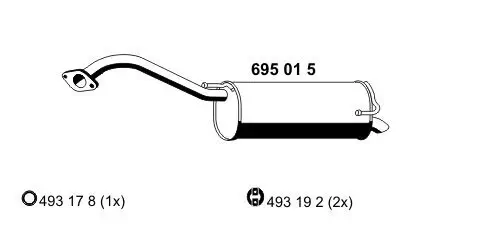 Endschalldämpfer ERNST 695015