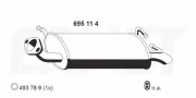 Endschalldämpfer ERNST 695114
