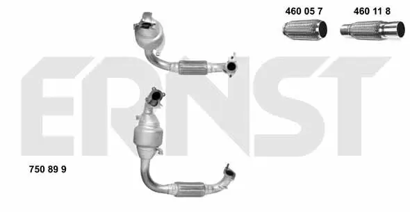 Katalysator ERNST 750899