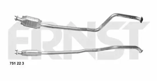 Katalysator hinten ERNST 751223 Bild Katalysator hinten ERNST 751223