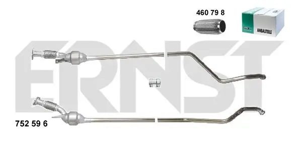 Katalysator hinten ERNST 752596