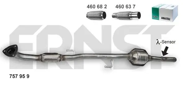 Katalysator mitte ERNST 757959