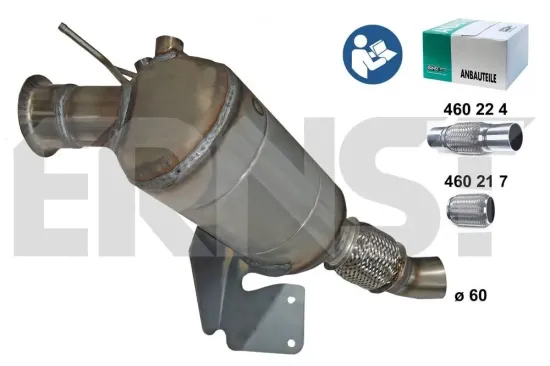 Ruß-/Partikelfilter, Abgasanlage ERNST 910040 Bild Ruß-/Partikelfilter, Abgasanlage ERNST 910040