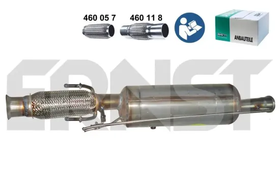 Ruß-/Partikelfilter, Abgasanlage ERNST 910811 Bild Ruß-/Partikelfilter, Abgasanlage ERNST 910811