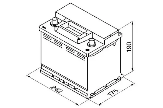 Starterbatterie 12 V 56 Ah BOSCH 0 092 S30 050 Bild Starterbatterie 12 V 56 Ah BOSCH 0 092 S30 050