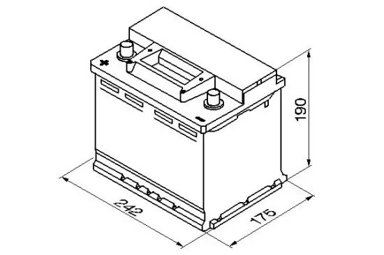 Starterbatterie 12 V 56 Ah BOSCH 0 092 S30 060 Bild Starterbatterie 12 V 56 Ah BOSCH 0 092 S30 060