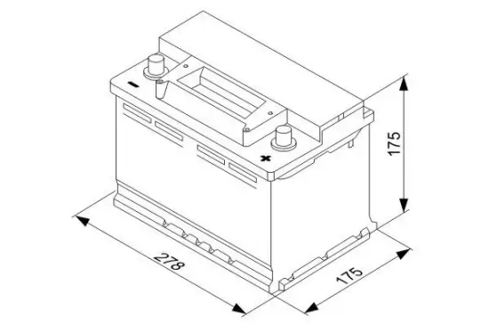 Starterbatterie 12 V 70 Ah BOSCH 0 092 S30 070 Bild Starterbatterie 12 V 70 Ah BOSCH 0 092 S30 070