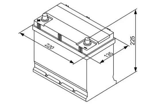 Starterbatterie 12 V 45 Ah BOSCH 0 092 S30 170 Bild Starterbatterie 12 V 45 Ah BOSCH 0 092 S30 170