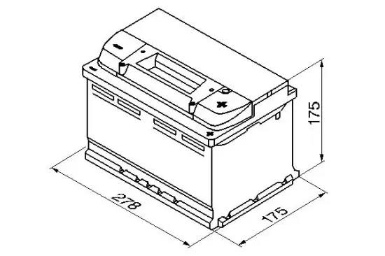 Starterbatterie 12 V 72 Ah BOSCH 0 092 S40 070 Bild Starterbatterie 12 V 72 Ah BOSCH 0 092 S40 070