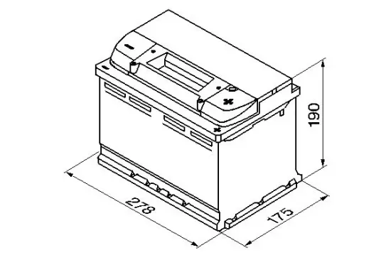 Starterbatterie 12 V 74 Ah BOSCH 0 092 S40 080 Bild Starterbatterie 12 V 74 Ah BOSCH 0 092 S40 080