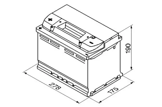 Starterbatterie 12 V 74 Ah BOSCH 0 092 S40 090 Bild Starterbatterie 12 V 74 Ah BOSCH 0 092 S40 090