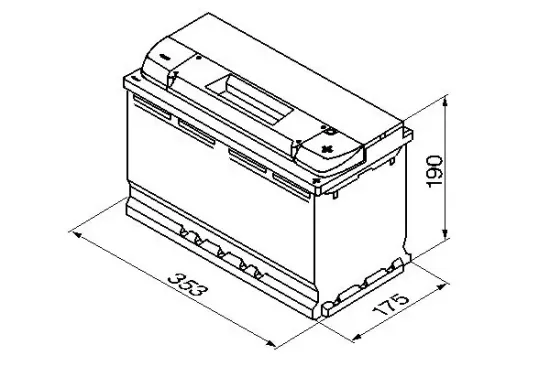 Starterbatterie 12 V 95 Ah BOSCH 0 092 S40 130 Bild Starterbatterie 12 V 95 Ah BOSCH 0 092 S40 130