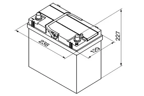 Starterbatterie 12 V 45 Ah BOSCH 0 092 S40 210 Bild Starterbatterie 12 V 45 Ah BOSCH 0 092 S40 210