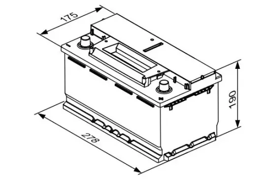Starterbatterie 12 V 70 Ah BOSCH 0 092 S4E 081 Bild Starterbatterie 12 V 70 Ah BOSCH 0 092 S4E 081