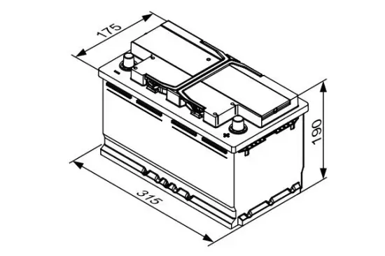 Starterbatterie 12 V 80 Ah BOSCH 0 092 S4E 111 Bild Starterbatterie 12 V 80 Ah BOSCH 0 092 S4E 111