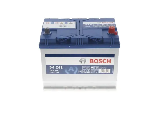 Starterbatterie 12 V 72 Ah BOSCH 0 092 S4E 410 Bild Starterbatterie 12 V 72 Ah BOSCH 0 092 S4E 410