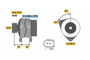 Generator 14 V BOSCH 0 124 325 020
