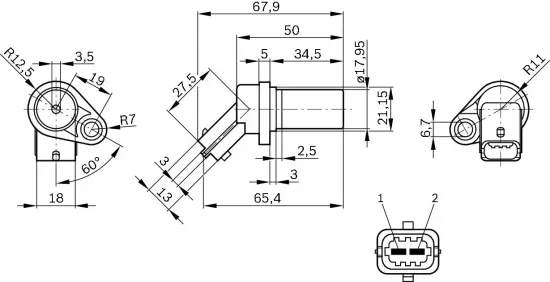 Impulsgeber, Kurbelwelle BOSCH 0 261 210 151 Bild Impulsgeber, Kurbelwelle BOSCH 0 261 210 151