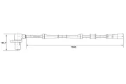 Sensor, Raddrehzahl BOSCH 0 265 006 162