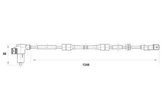Sensor, Raddrehzahl BOSCH 0 265 006 200 Bild Sensor, Raddrehzahl BOSCH 0 265 006 200