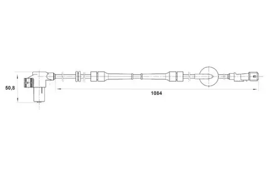 Sensor, Raddrehzahl Vorderachse BOSCH 0 265 006 205 Bild Sensor, Raddrehzahl Vorderachse BOSCH 0 265 006 205