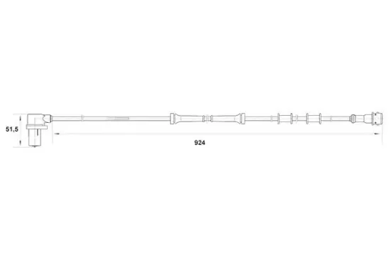 Sensor, Raddrehzahl BOSCH 0 265 006 223 Bild Sensor, Raddrehzahl BOSCH 0 265 006 223