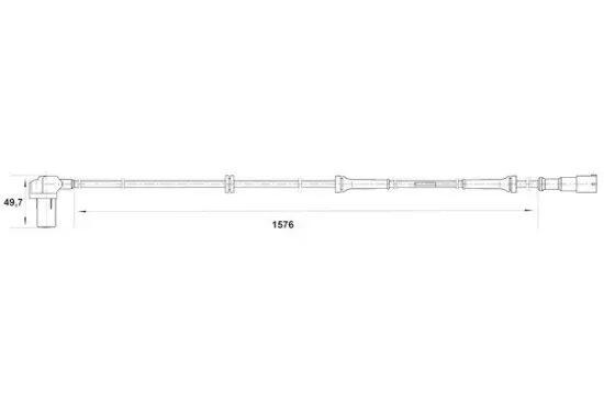 Sensor, Raddrehzahl BOSCH 0 265 006 385 Bild Sensor, Raddrehzahl BOSCH 0 265 006 385