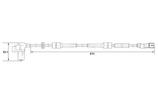 Sensor, Raddrehzahl Vorderachse BOSCH 0 265 006 388 Bild Sensor, Raddrehzahl Vorderachse BOSCH 0 265 006 388